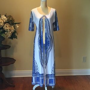 No name boho duster medallion EUC M